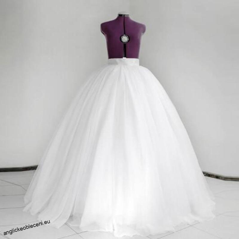 Svatební tylová sukně