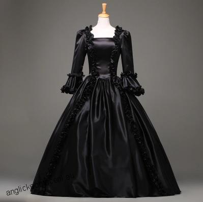 Viktoriánské plesové šaty - kostým