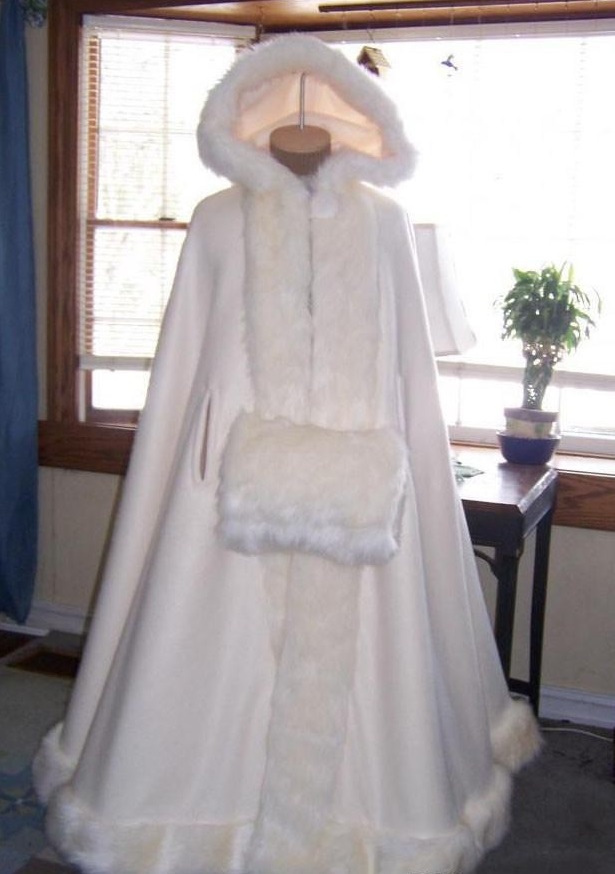Svatební dlouhý plášť 