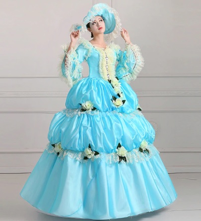 Historický kostým - plesové šaty
